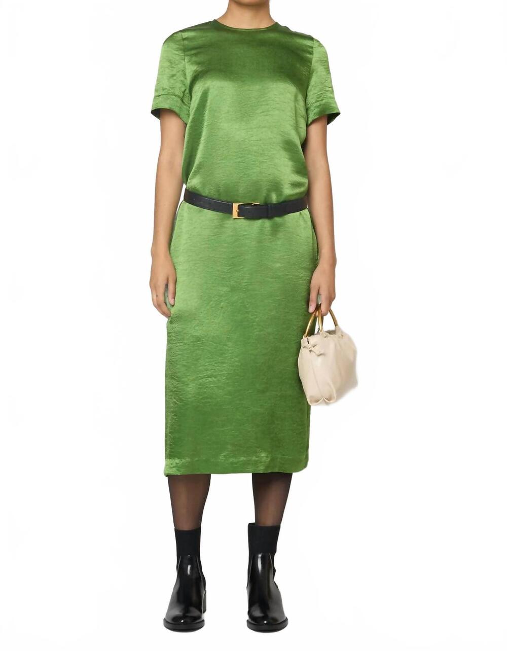 NEW ATELIER DELPHINE simone dress in grass green